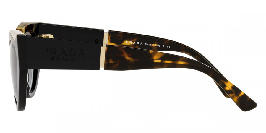 Color: Black/Medium Havana (01M0A7) - Prada PR03WS01M0A755