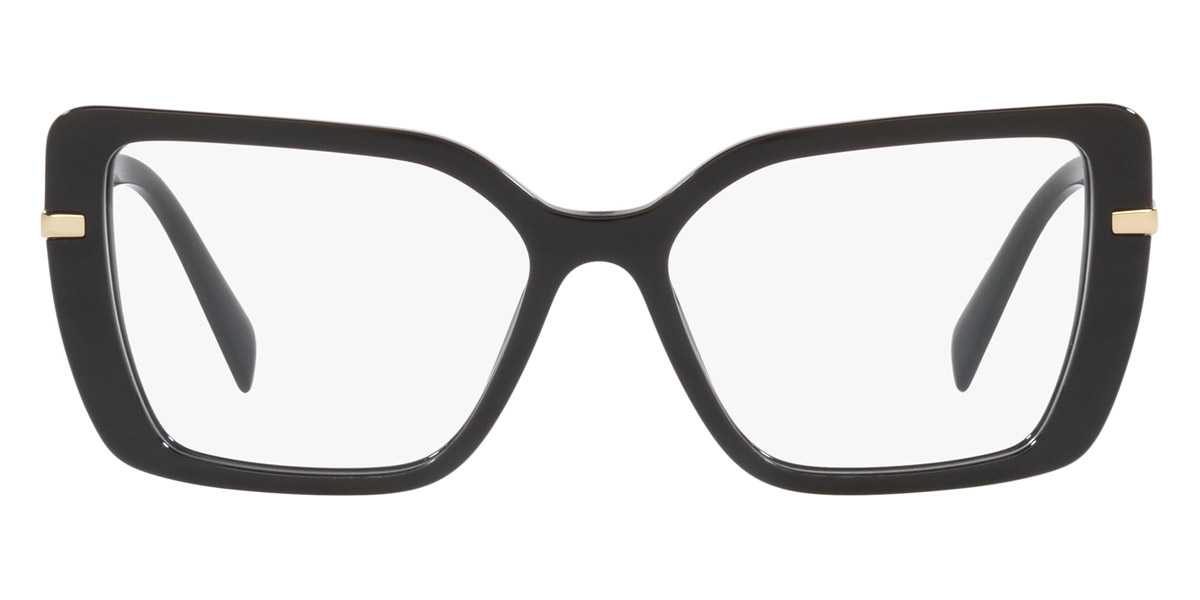 Prada PR 03ZV 1AB1O1 53 Black Eyeglasses