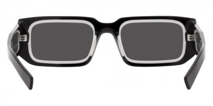 Prada™ PR 06YSF 09Q5S0 54 Black/White Sunglasses