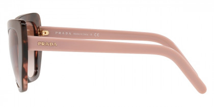 Prada™ Catwalk PR 08VS ROL0A6 55 Brown/Spotted Pink Sunglasses