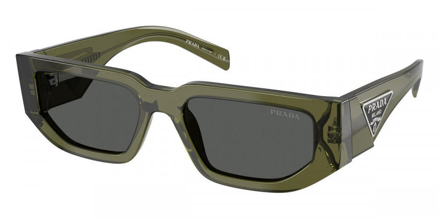 Prada PR 09ZS 25A40L 54 - Transparent Military Green