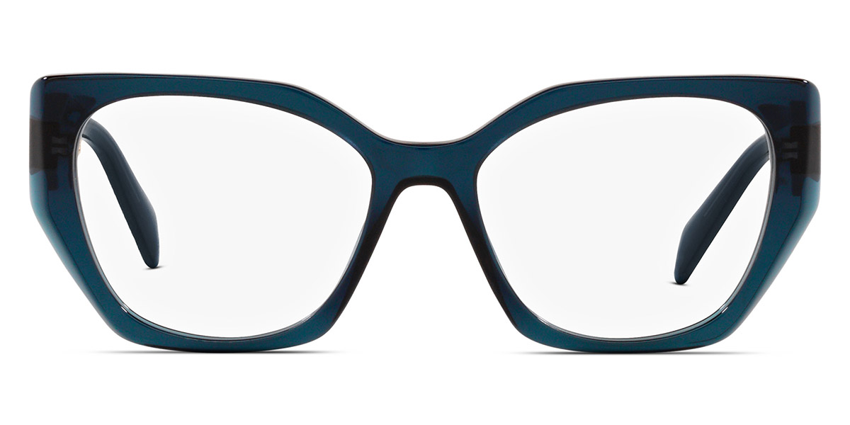 Prada™ PR 18WV 08Q1O1 52 Blue Crystal Eyeglasses