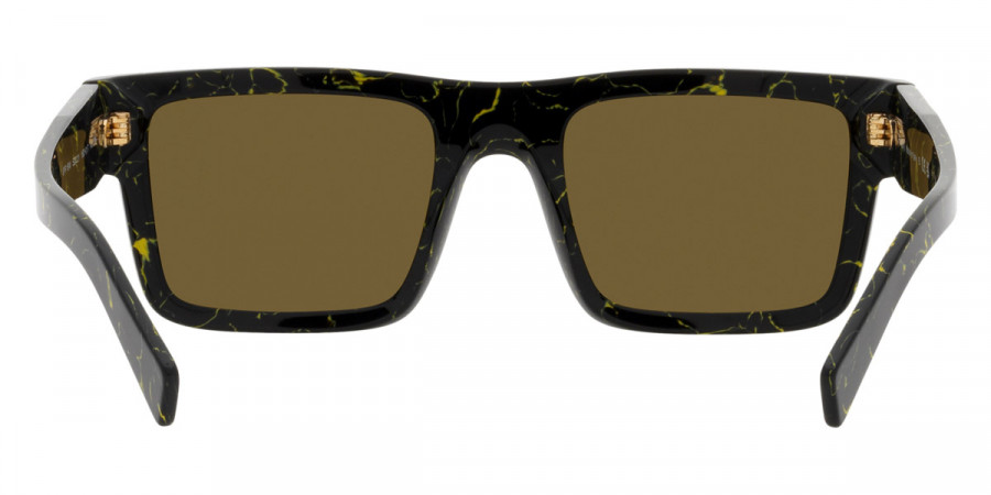 Color: Black/Yellow Marble (19D01T) - Prada PR19WS19D01T52