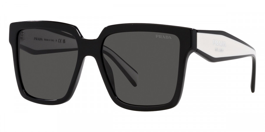 Color: Black and Black/Talc (1AB5S0) - Prada PR24ZS1AB5S056