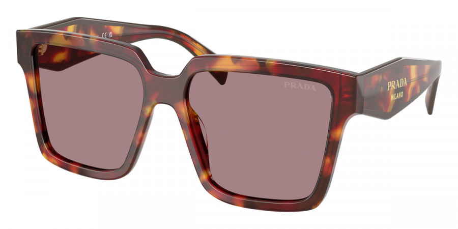 Prada PR 24ZSF 22A20I 57 - Poppy Tortoise/Bordeaux