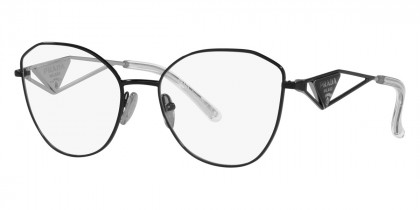 Prada™ PR 52ZV 1AB1O1 55 Black Eyeglasses