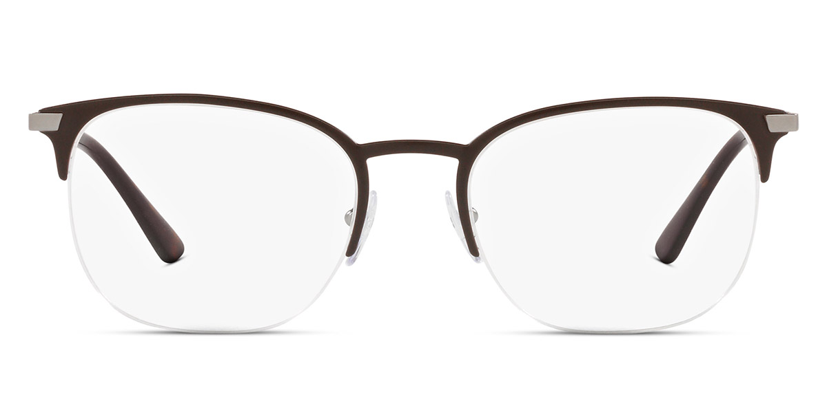 Prada™ PR 57YV 02Q1O1 54 Matte Brown Eyeglasses