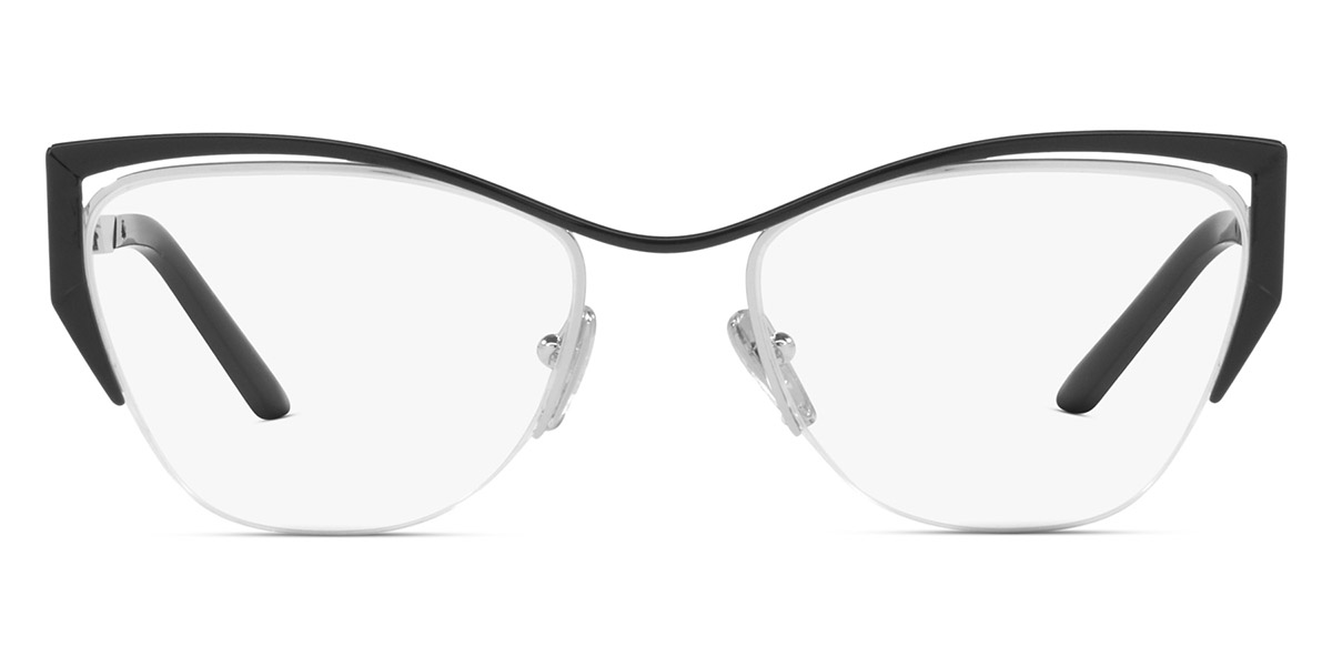 Prada™ PR 63YV GAQ1O1 52 Silver/Black Eyeglasses