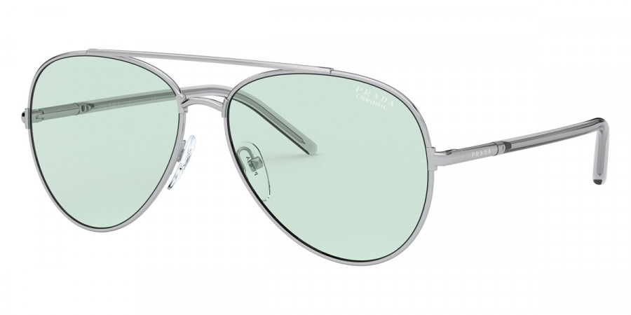 Color: Silver (1BC08D) - Prada PR66XS1BC08D57