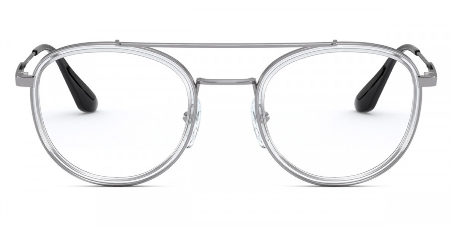 Prada PR 66XV 07A1O1 49 - Transparent Gunmetal