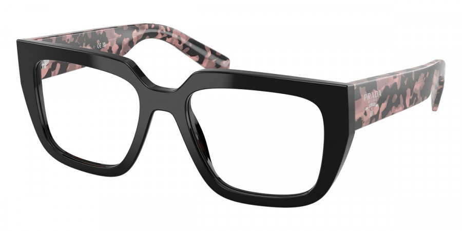 Prada PR A03V 13P1O1 52 - Black/Pink Tortoise