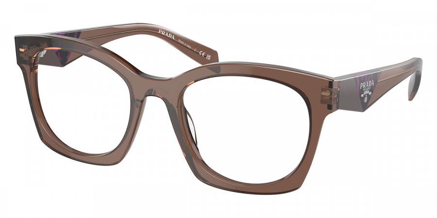 Color: Transparent Brown (17O1O1) - Prada PRA05V17O1O150