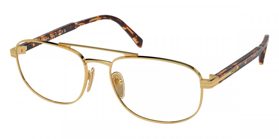 Color: Gold/Magma Tortoise (5AK1O1) - Prada PRA56V5AK1O155