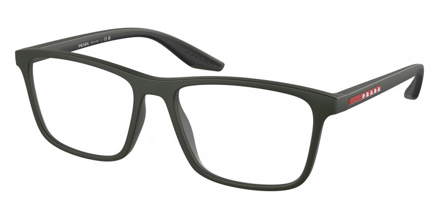 Color: Matte Green/Black Rubber (5361O1) - Prada Linea Rossa PS01QV5361O156