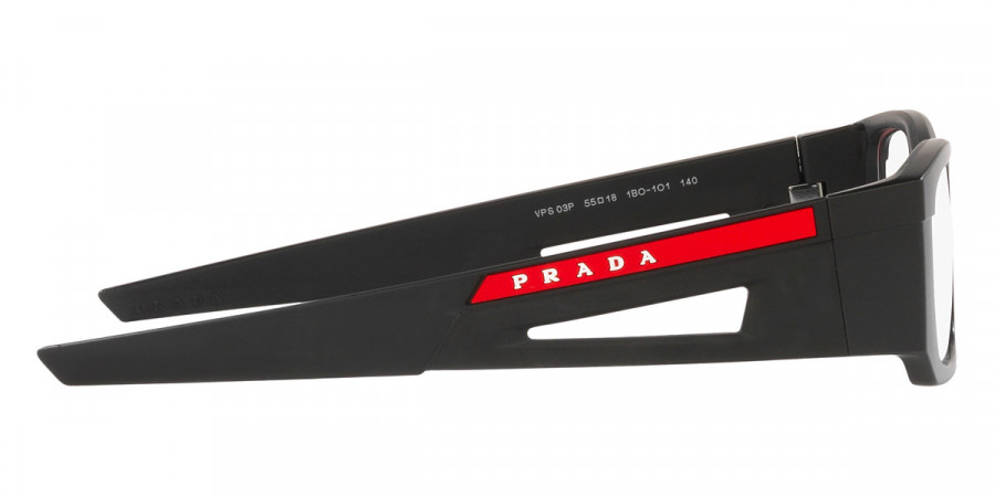 Color: Matte Black/Black (1BO1O1) - Prada Linea Rossa PS03PV1BO1O155