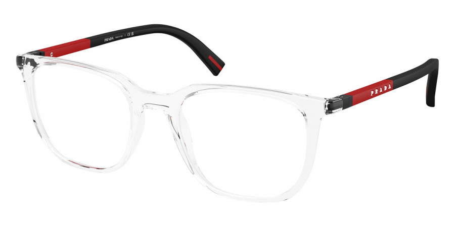 Prada PS 04RV 2AZ1O1 48 - Transparent/Black Rubber