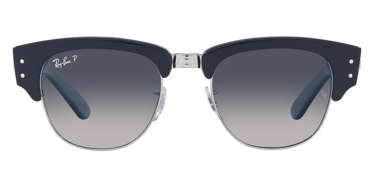 Ray-Ban™ Mega Clubmaster RB0316S 136678 50 - Blue on Silver