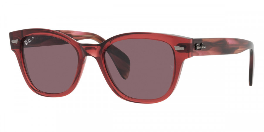 Color: Transparent Pink (6639AF) - Ray-Ban RB0880S6639AF49