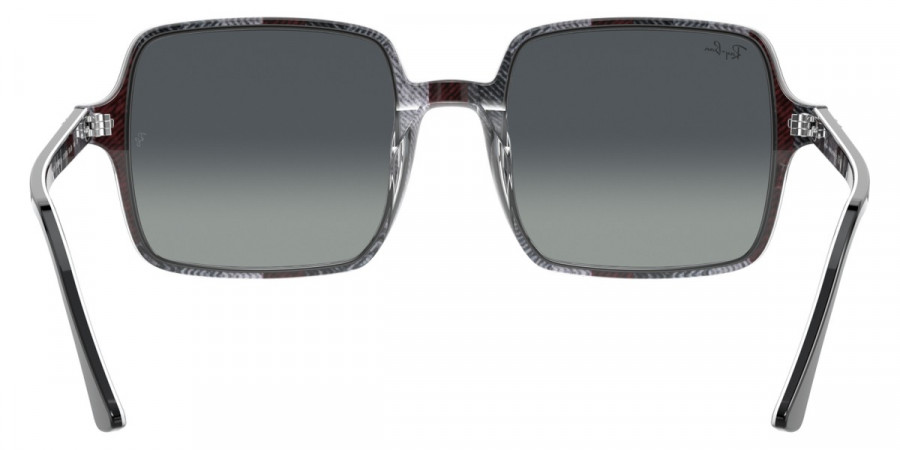 Color: Black On Chevron Gray/Burgundy (13183A) - Ray-Ban RB197313183A53