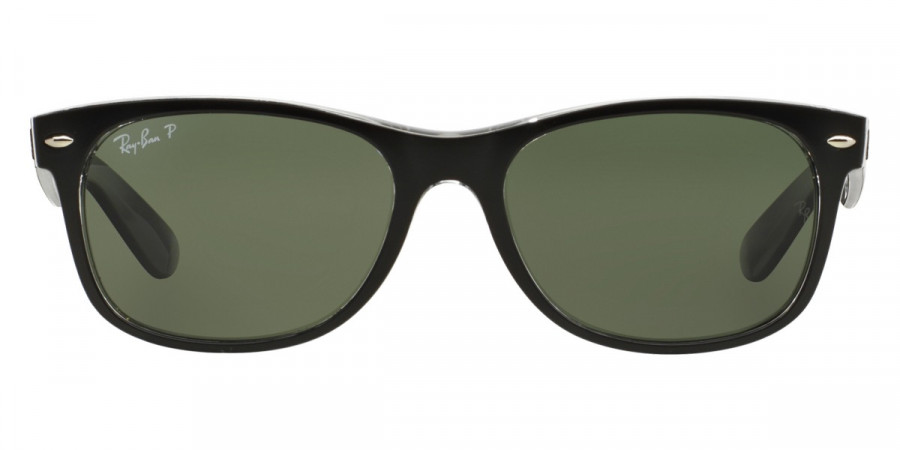 Ray-Ban™ New Wayfarer RB2132 605258 58 - Top Black on Transparent