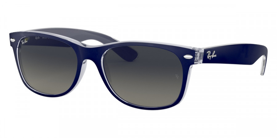 Color: Matte Blue On Transparent (605371) - Ray-Ban RB213260537155