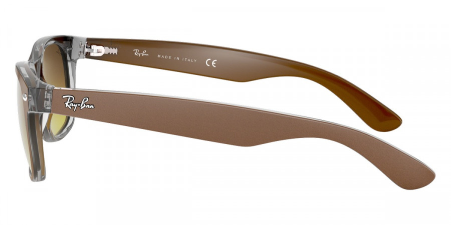 Color: Top Brushed Brown on Transparent (614585) - Ray-Ban RB213261458555