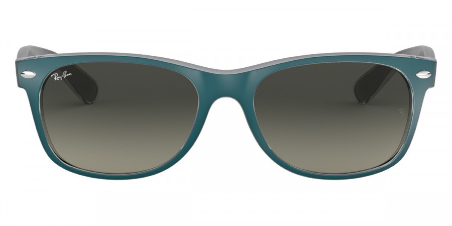 Ray-Ban™ New Wayfarer RB2132 619171 52 - Top Matte Petroleum on Gray