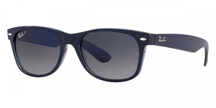 Color: Matte Blue on Transparent Blue (660778) - Ray-Ban RB213266077855