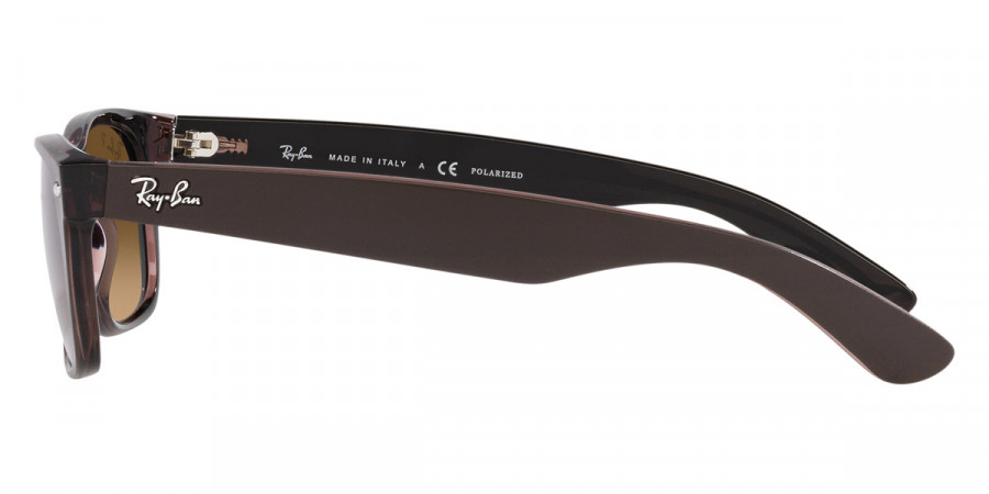 Color: Matte Brown on Transparent Brown (6608M2) - Ray-Ban RB2132F6608M255