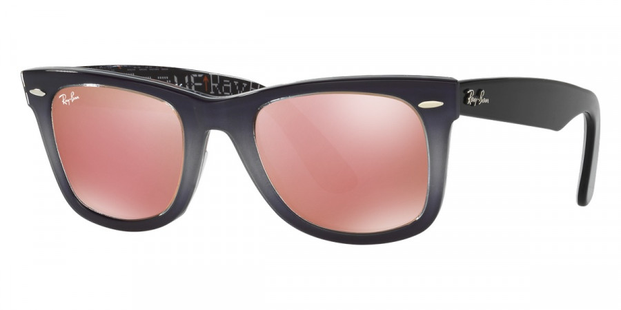 Color: Top Light Gray Gradient on Gray (1201Z2) - Ray-Ban RB21401201Z250