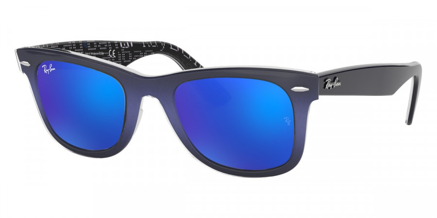 Color: Top Blue Gradient on Light Blue (120368) - Ray-Ban RB214012036850