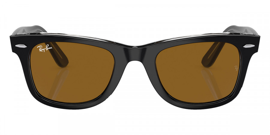 Ray-Ban™ Wayfarer RB2140 129433 50 - Black on Transparent