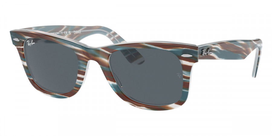 Ray-Ban™ Wayfarer RB2140 1407R5 50 - Photo Striped Light Blue