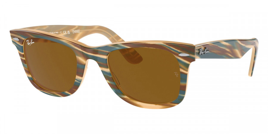 Ray-Ban™ Wayfarer RB2140 140833 50 - Photo Striped Brown