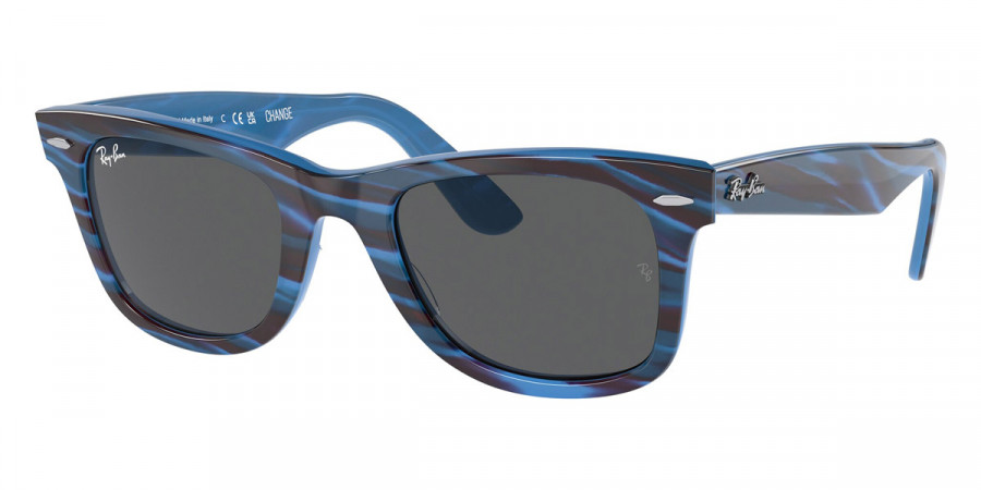 Ray-Ban™ Wayfarer RB2140 1409B1 50 - Photo Striped Blue