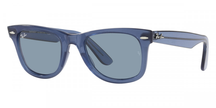 Color: Transparent Blue (658756) - Ray-Ban RB214065875650