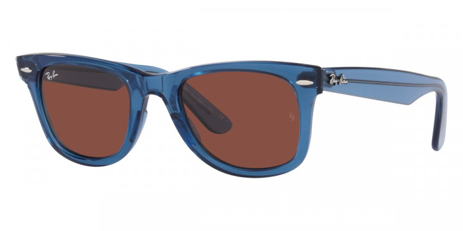 Color: Transparent Blue (6587C5) - Ray-Ban RB21406587C550