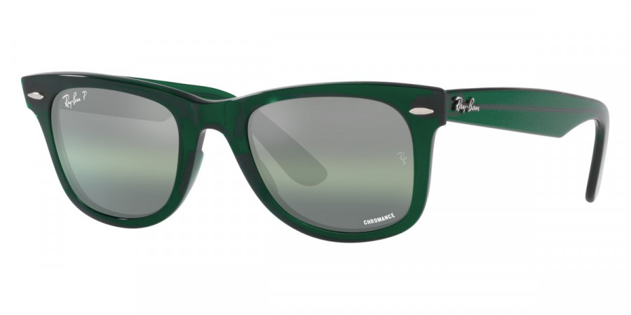 Color: Transparent Green (6615G4) - Ray-Ban RB21406615G450