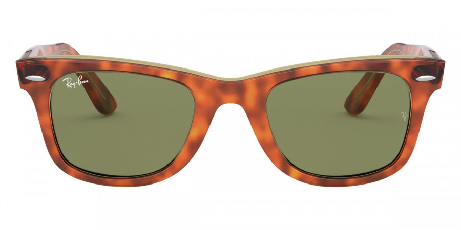 Ray-Ban™ Wayfarer RB2140F 12934E 52 - Light Havana on Transparent Yellow