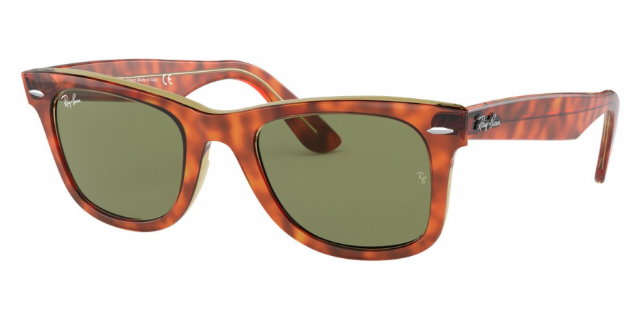 Color: Light Havana on Transparent Yellow (12934E) - Ray-Ban RB2140F12934E52