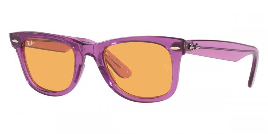 Color: Transparent Violet (661313) - Ray-Ban RB2140F66131352