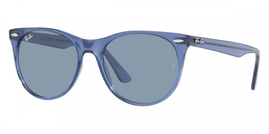 Color: Transparent Blue (658756) - Ray-Ban RB218565875655