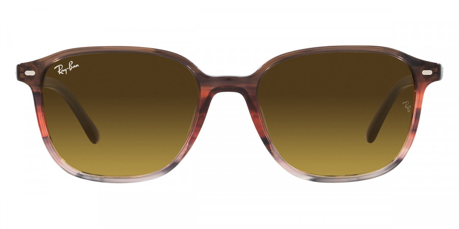 Ray-Ban™ Leonard RB2193 138085 53 - Striped Brown and Red