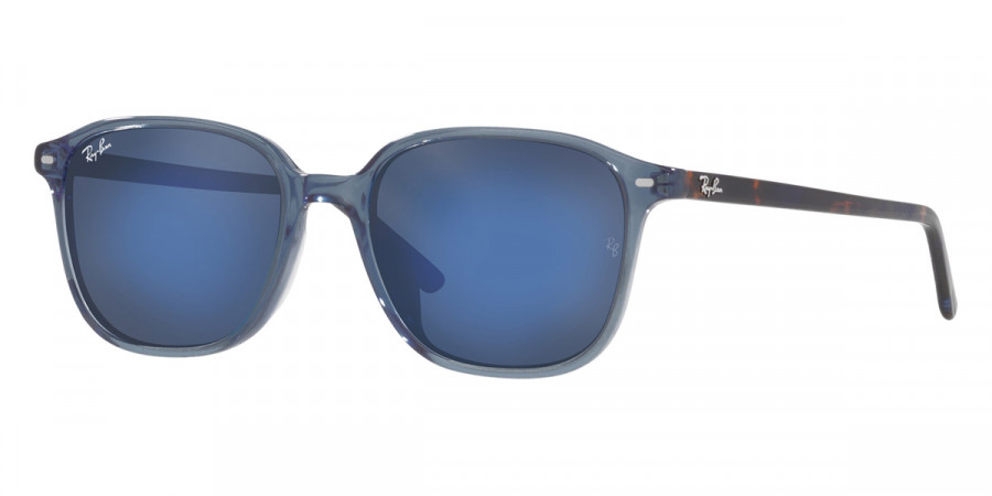 Color: Transparent Dark Blue (6638O4) - Ray-Ban RB2193F6638O455