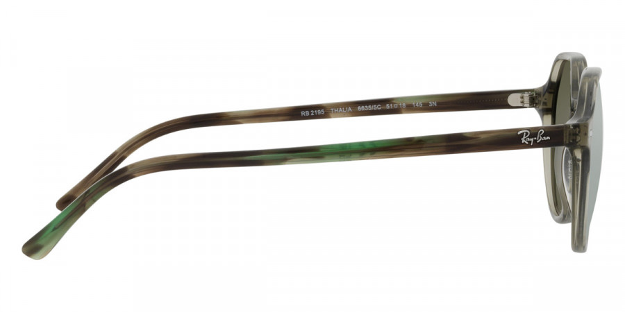 Color: Transparent Green (66355C) - Ray-Ban RB219566355C51