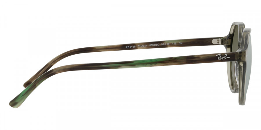 Color: Transparent Green (66355C) - Ray-Ban RB2195F66355C53