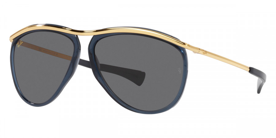 Color: Transparent Blue (1370B1) - Ray-Ban RB22191370B159