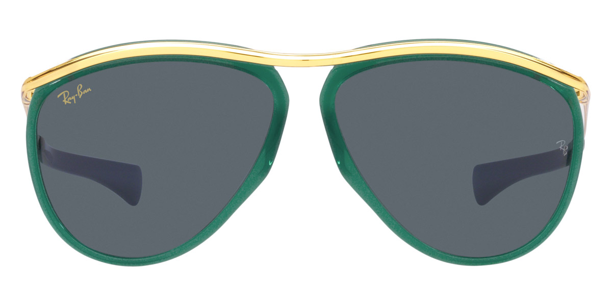 Ray-Ban™ Olympian Aviator RB2219 1371R5 59 Transparent Green