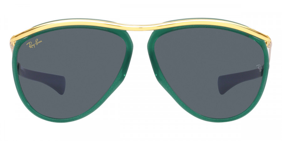 Ray-Ban™ Olympian Aviator RB2219 1371R5 59 - Transparent Green