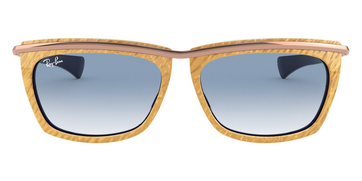 Ray-Ban™ Olympian Ii RB2419 13063F 56 Wrinkled Beige On Blue